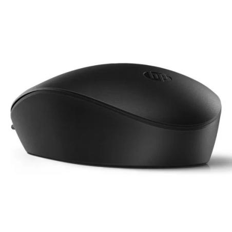 RATON HP 125 USB 1200DPI OPTICO BLACK