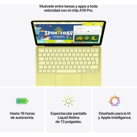 PORTATIL APPLE MACBOOK NEO A18 PRO/6-CORE CPU/8GB/SSD256GB/5-CORE GPU/13 SILVER