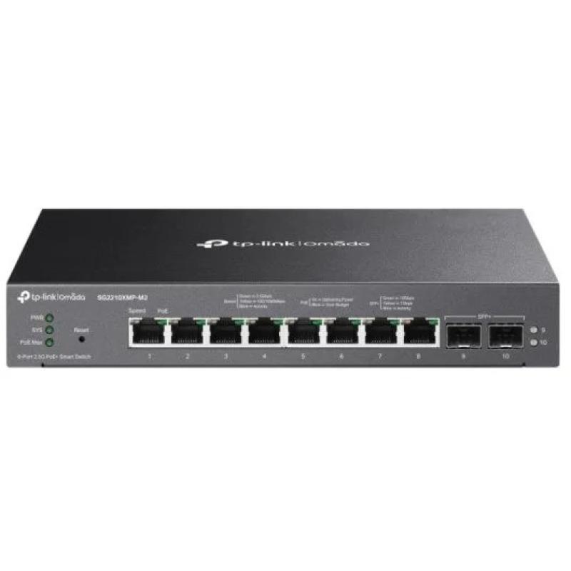 SWITCH TP-LINK OMADA GIGABIT 10 PUERTOS TL-SG2210XMP-M2 8 POE + 2 SFP