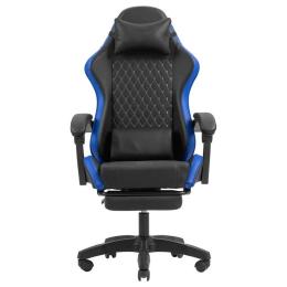 SILLA GAMING MARS GAMING MGC-X ERGONOMICO REPOSAPIES CUERO PU BLUE/BLACK