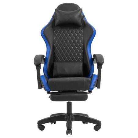 SILLA GAMING MARS GAMING MGC-X ERGONOMICO REPOSAPIES CUERO PU BLUE/BLACK