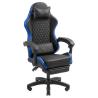 SILLA GAMING MARS GAMING MGC-X ERGONOMICO REPOSAPIES CUERO PU BLUE/BLACK