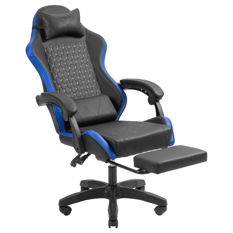 SILLA GAMING MARS GAMING MGC-X ERGONOMICO REPOSAPIES CUERO PU BLUE/BLACK