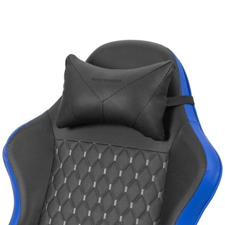 SILLA GAMING MARS GAMING MGC-X ERGONOMICO REPOSAPIES CUERO PU BLUE/BLACK