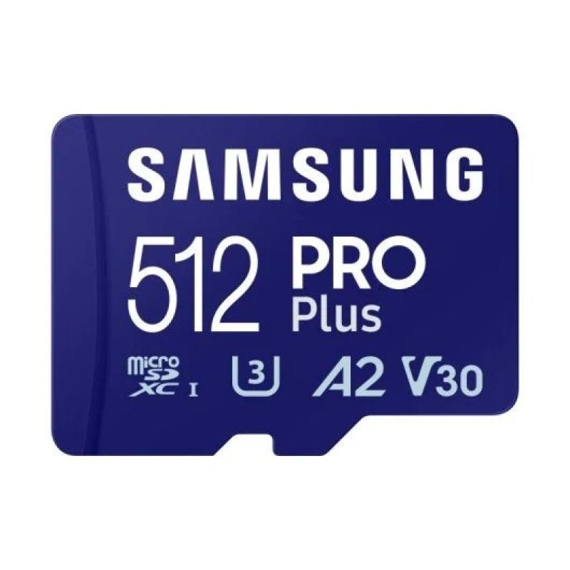 MEMORIA MICRO SD 512GB SAMSUNG EVO PLUS SDXC UHS-I U3 + ADAPTADOR SD