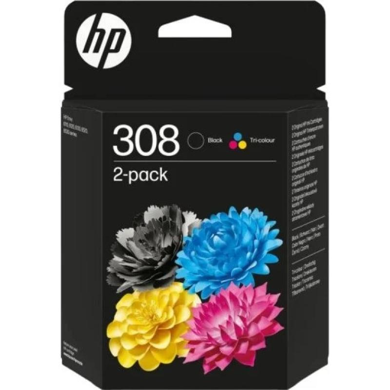 TINTA HP 308 MULTIPACK BLACK + TRICOLOR