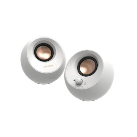 ALTAVOCES CREATIVE PEBBLE 2.0 V3 BLUETOOTH WHITE
