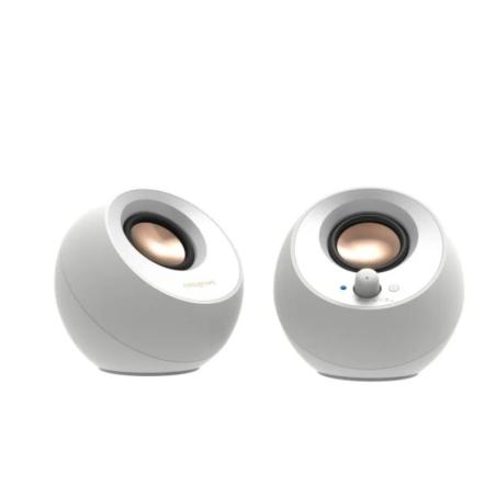 ALTAVOCES CREATIVE PEBBLE 2.0 V3 BLUETOOTH WHITE