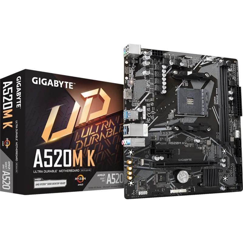 PLACA BASE GIGABYTE GA-A520M-K AMD AM4 HDMI + VGA
