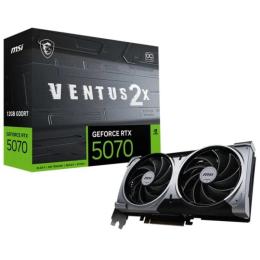 TARJETA DE VIDEO NVIDIA MSI VENTUS 2X OC RTX 5070 12GB GDDR7