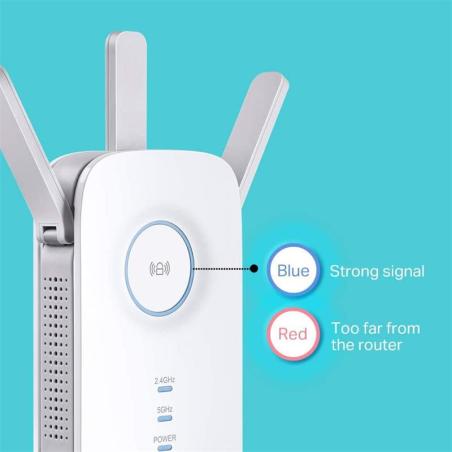 WIRELESS REPEATER TP-LINK RE450 DUAL BAND AC1750