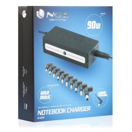 CARGADOR PORTATIL NGS 90W AUTOMATICO + 9 CONECTORES