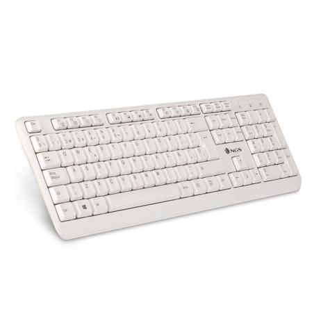 TECLADO NGS SPIKE USB WHITE