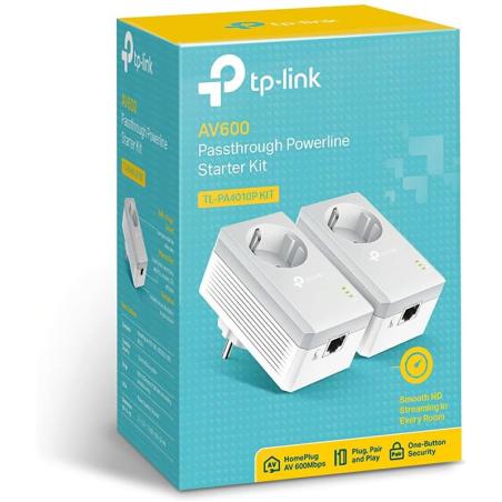 POWERLINE TP-LINK TL-PA4010PKIT ETHERNET 2UDS + ENCHUFE