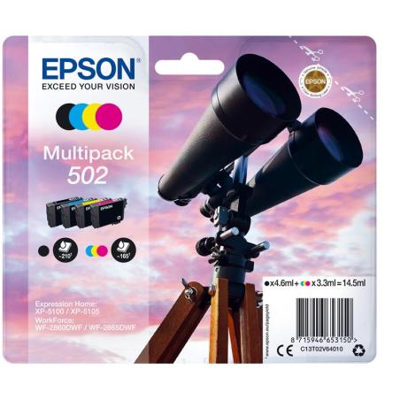 TINTA EPSON C13T02V64010 T02V6 MULTIPACK 502