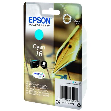 TINTA EPSON C13T16224012 T1622 CYAN 16