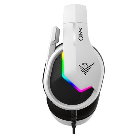 AURICULARES + MICROFONO PHOENIX X-IO GAMING RGB WHITE