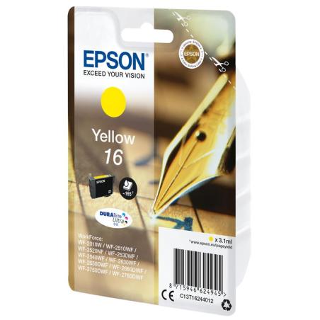 TINTA EPSON C13T16244012 T1624 YELLOW 16