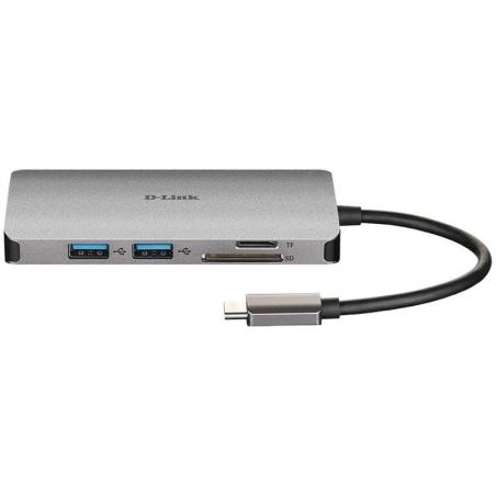 DOCK HUB USB D-LINK 8 EN 1 DUB-M810 USB-C