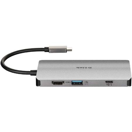 DOCK HUB USB D-LINK 8 EN 1 DUB-M810 USB-C