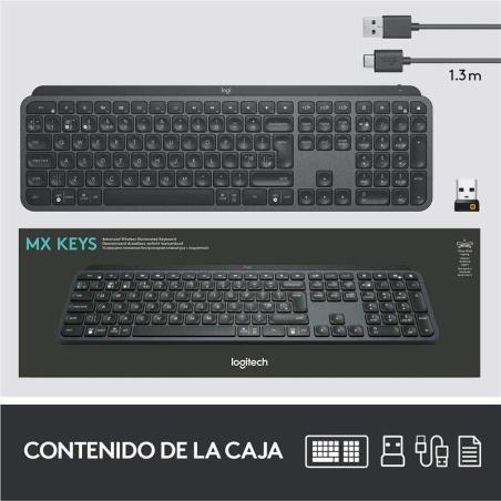 TECLADO LOGITECH MK KEYS WIRELESS