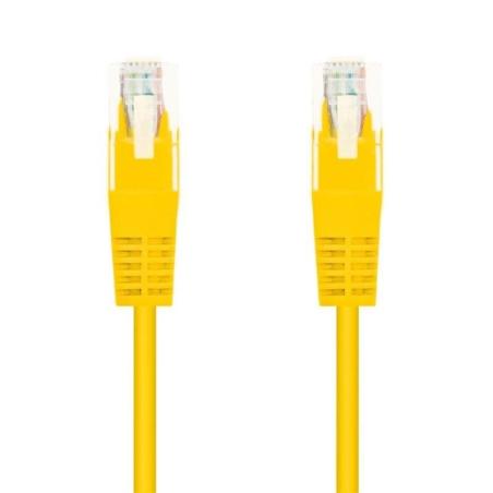 CABLE DE RED CAT.6 UTP 0.25M NANOCABLE YELLOW