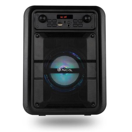 ALTAVOCES NGS ROLLERLINGO BLUETOOTH + USB + MICRO SD + MICROFONO 20W BLACK