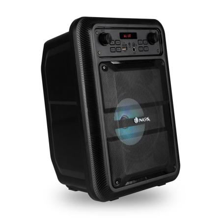 ALTAVOCES NGS ROLLERLINGO BLUETOOTH + USB + MICRO SD + MICROFONO 20W BLACK