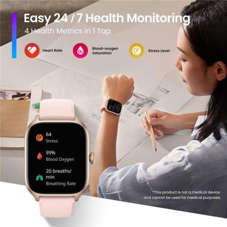 SMARTWATCH RELOJ XIAOMI AMAZFIT GTS 4 PINK