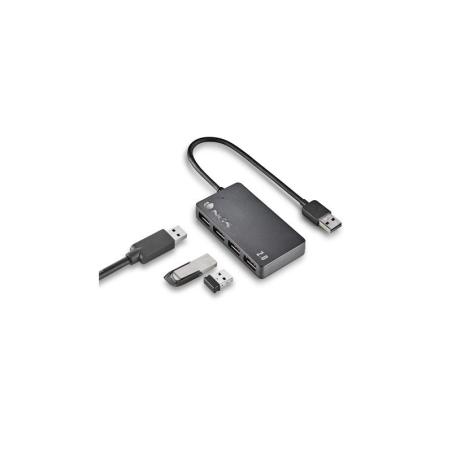 HUB USB NGS 4 PUERTOS USB 2.0 BLACK